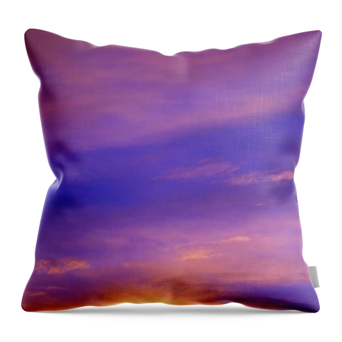 Sunrise Throw Pillow featuring the photograph Lavender Sunrise by Sue Halstenberg
