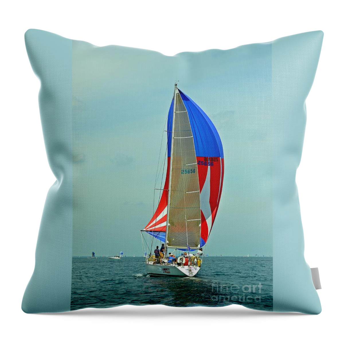 Liberty Throw Pillow featuring the photograph Liberty by Randy J Heath