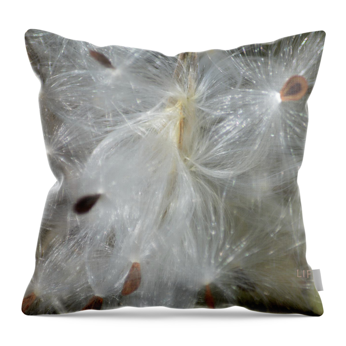 Nature Throw Pillow featuring the digital art Life Cycles by Lena Wilhite