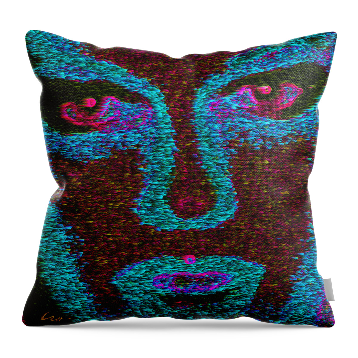 Life Is A Dance Throw Pillow featuring the mixed media Life Is A Dance by Carl Hunter