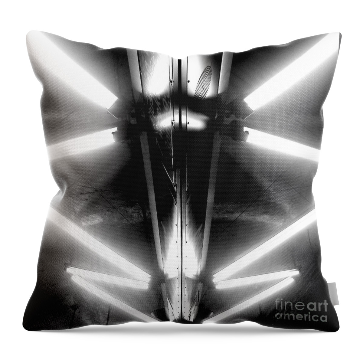Light Sabers Throw Pillow featuring the photograph Light Sabers by James Aiken