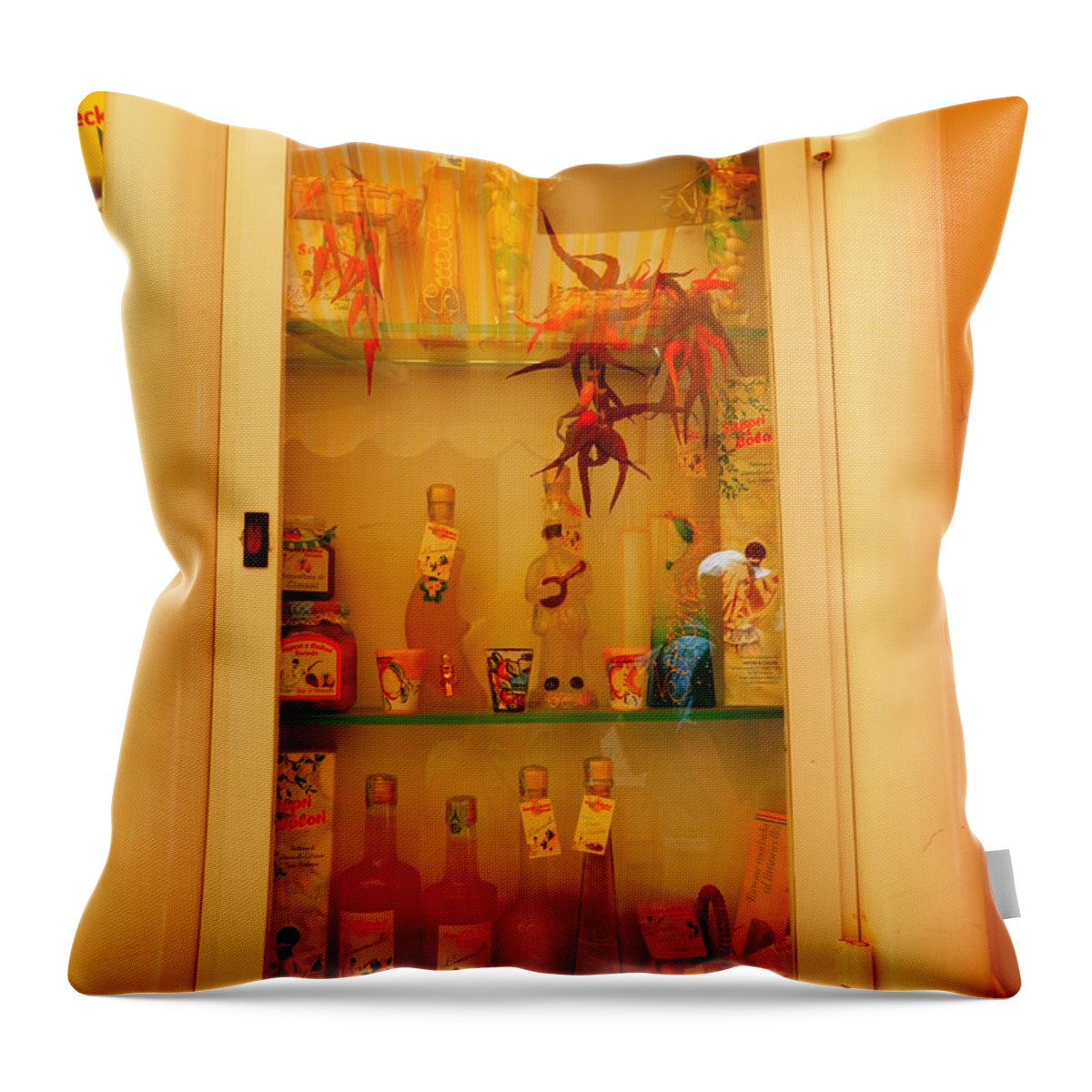 Limoncello Throw Pillow featuring the photograph Limoncello for Sale by Pema Hou