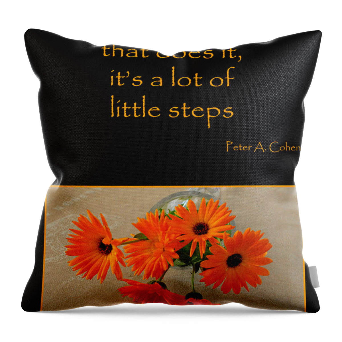 Steps Throw Pillow featuring the photograph Little Steps by Randi Grace Nilsberg