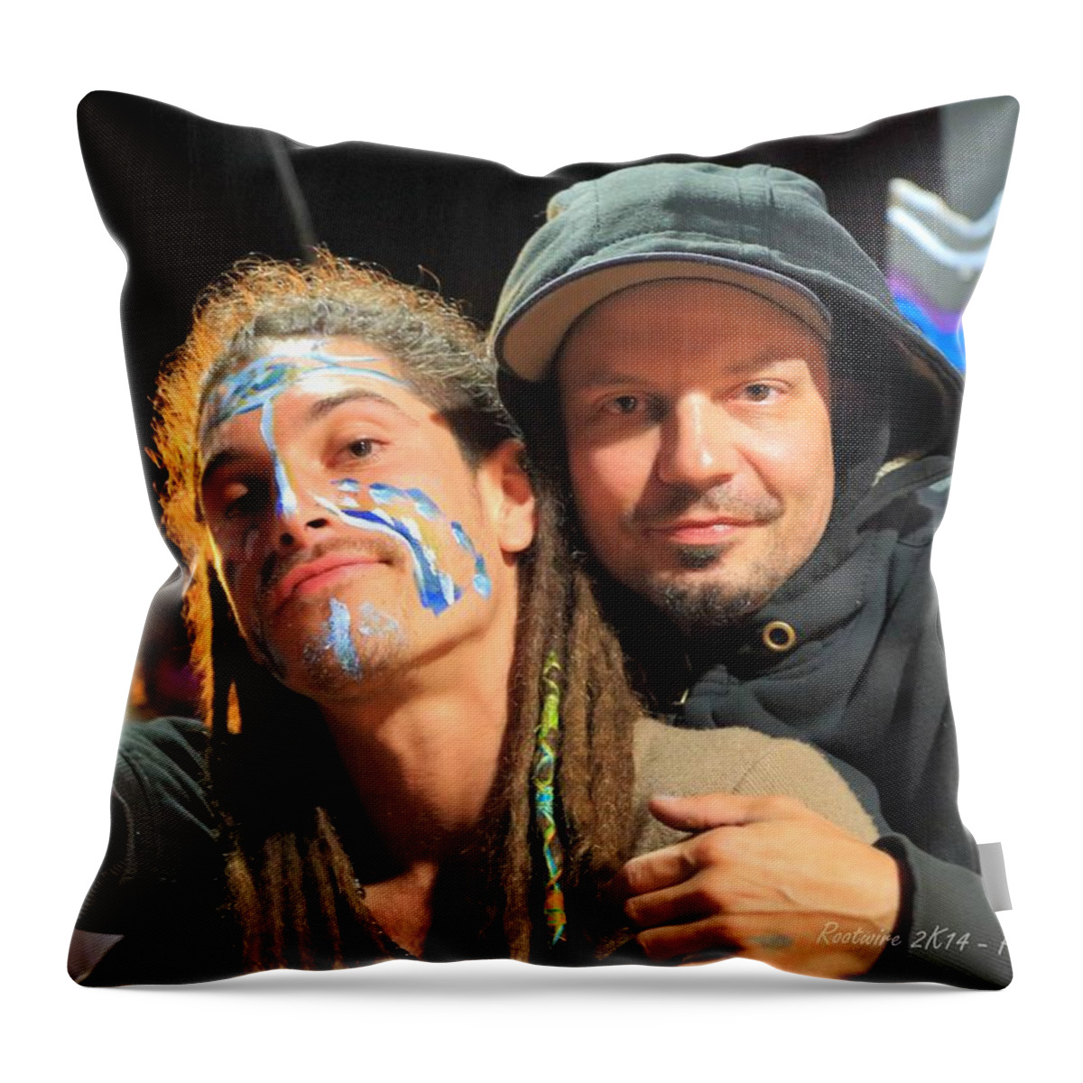 Live Artists Rw2k14 Throw Pillow featuring the photograph Live Artists RW2K14 by PJQandFriends Photography