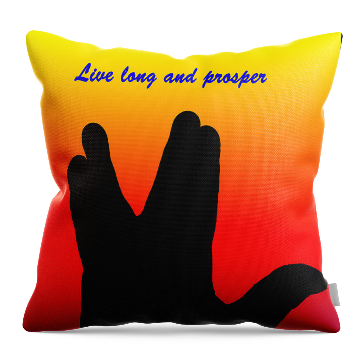 Live Long Throw Pillow featuring the photograph Live Long and Prosper 2 by C H Apperson