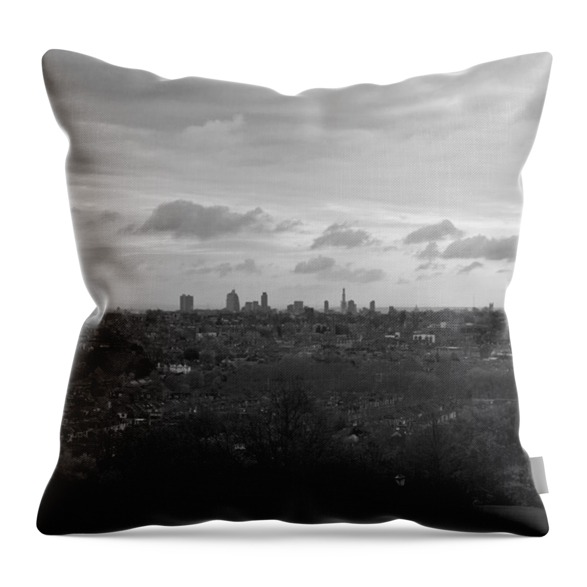 Alexandra Palace Throw Pillow featuring the photograph London City by Maj Seda