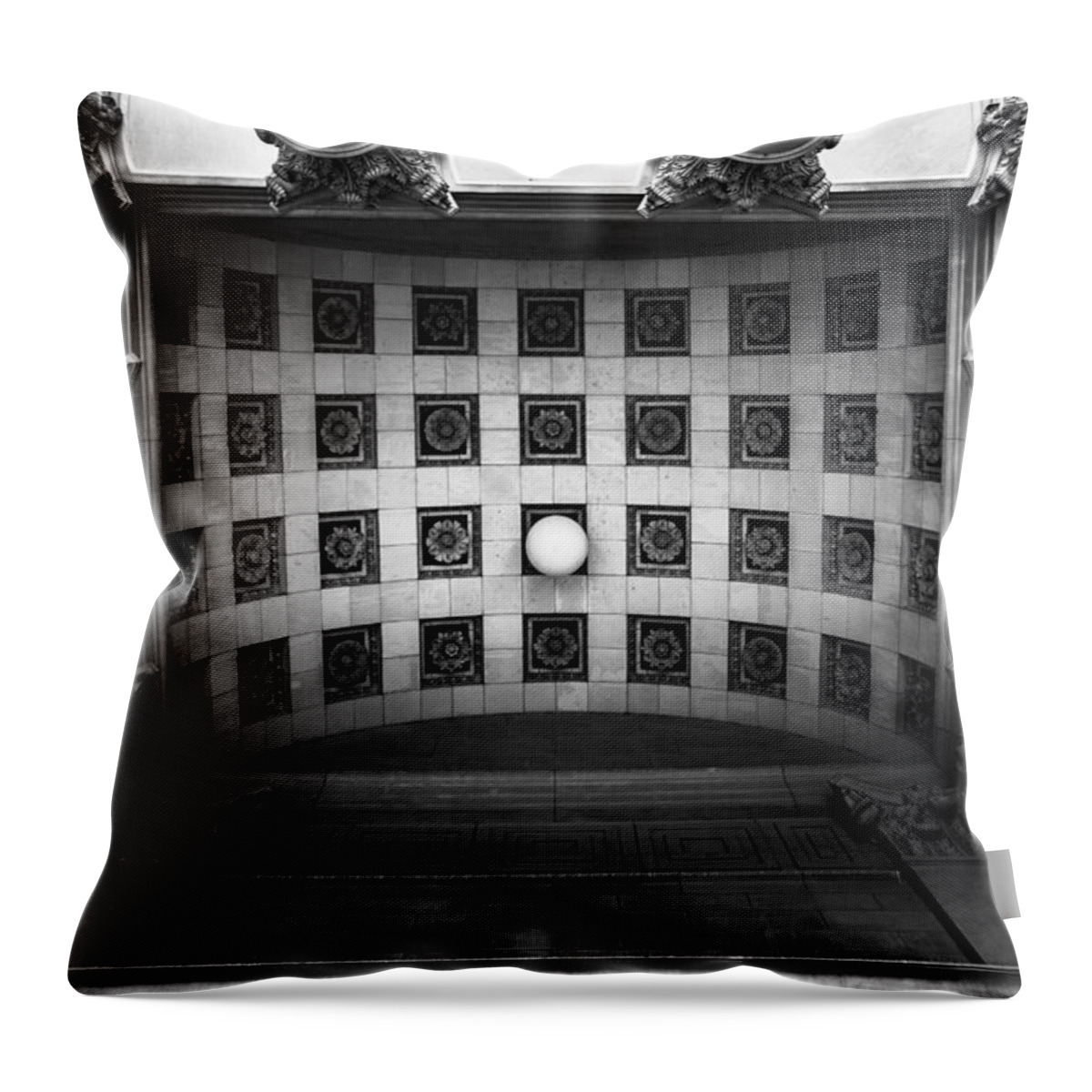 West Virginia State Capitol Throw Pillow featuring the photograph Look Up by Shane Holsclaw