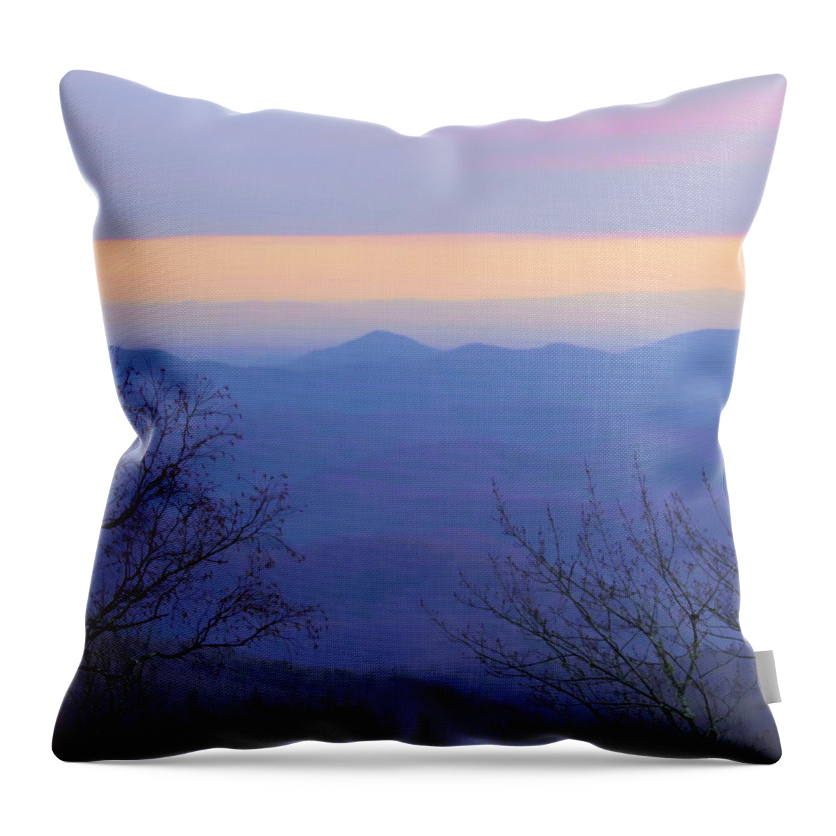 Lost Cove Cliff Throw Pillow featuring the photograph Lost Cove Cliff 3 by Cathy Lindsey