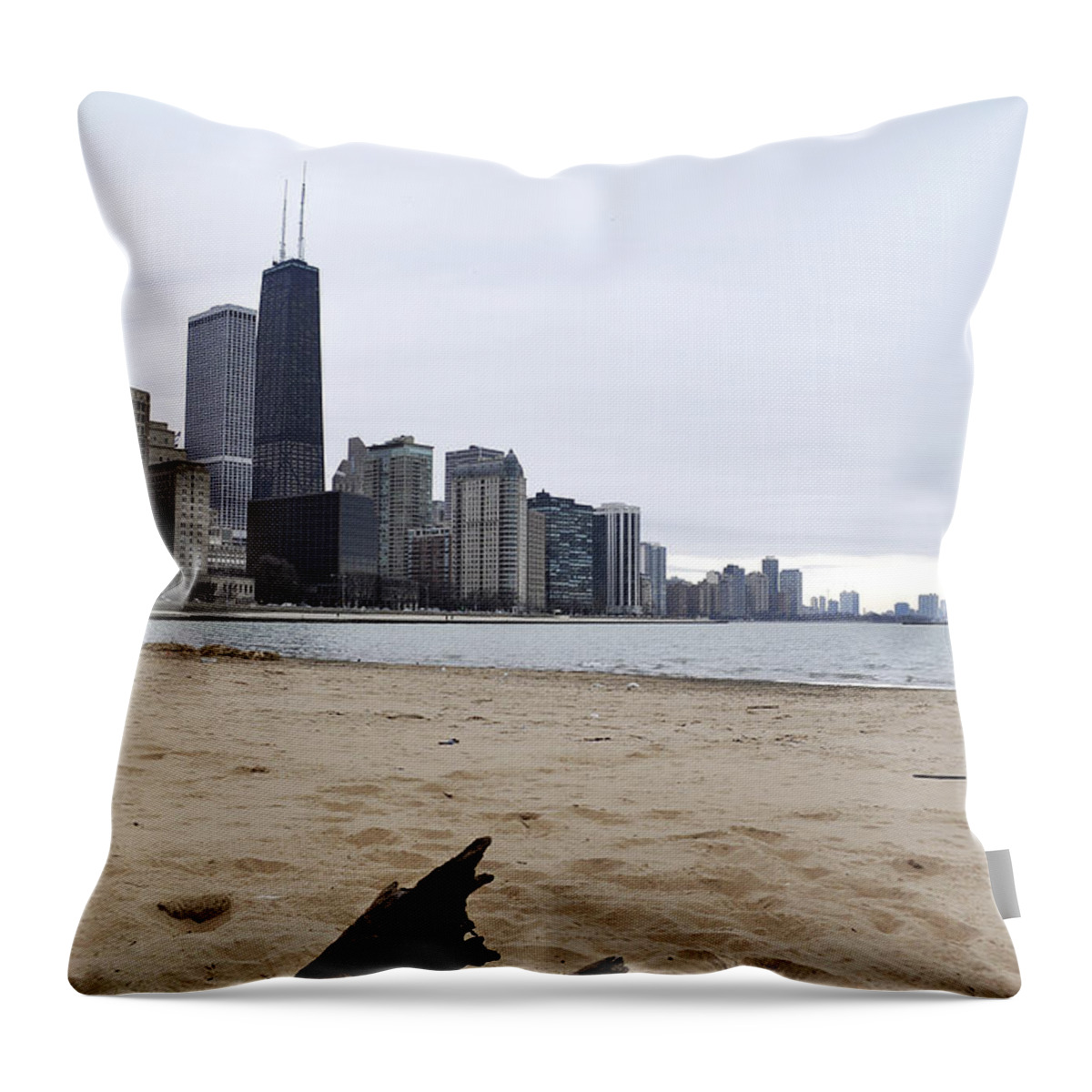 Chicago Throw Pillow featuring the photograph Love Chicago by Verana Stark