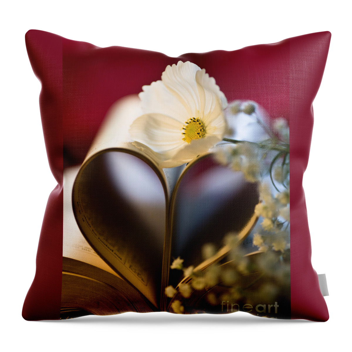 Anniversary Throw Pillow featuring the photograph Love is all Around by Jan Bickerton