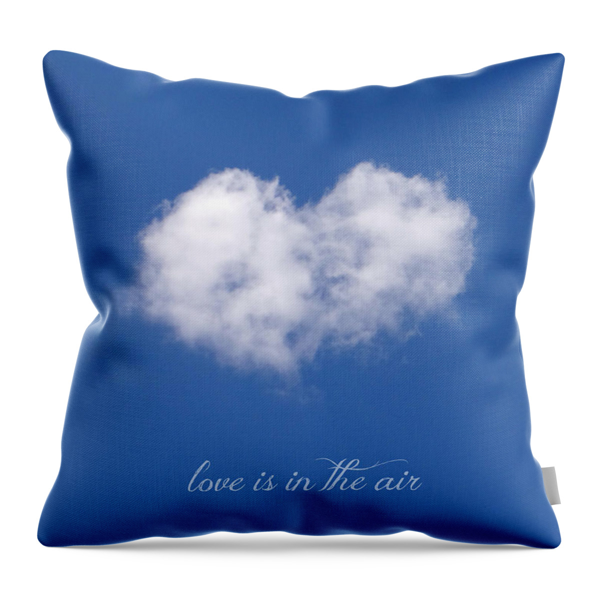 Love Is In The Air Throw Pillow featuring the photograph Love is in the Air by Dark Whimsy