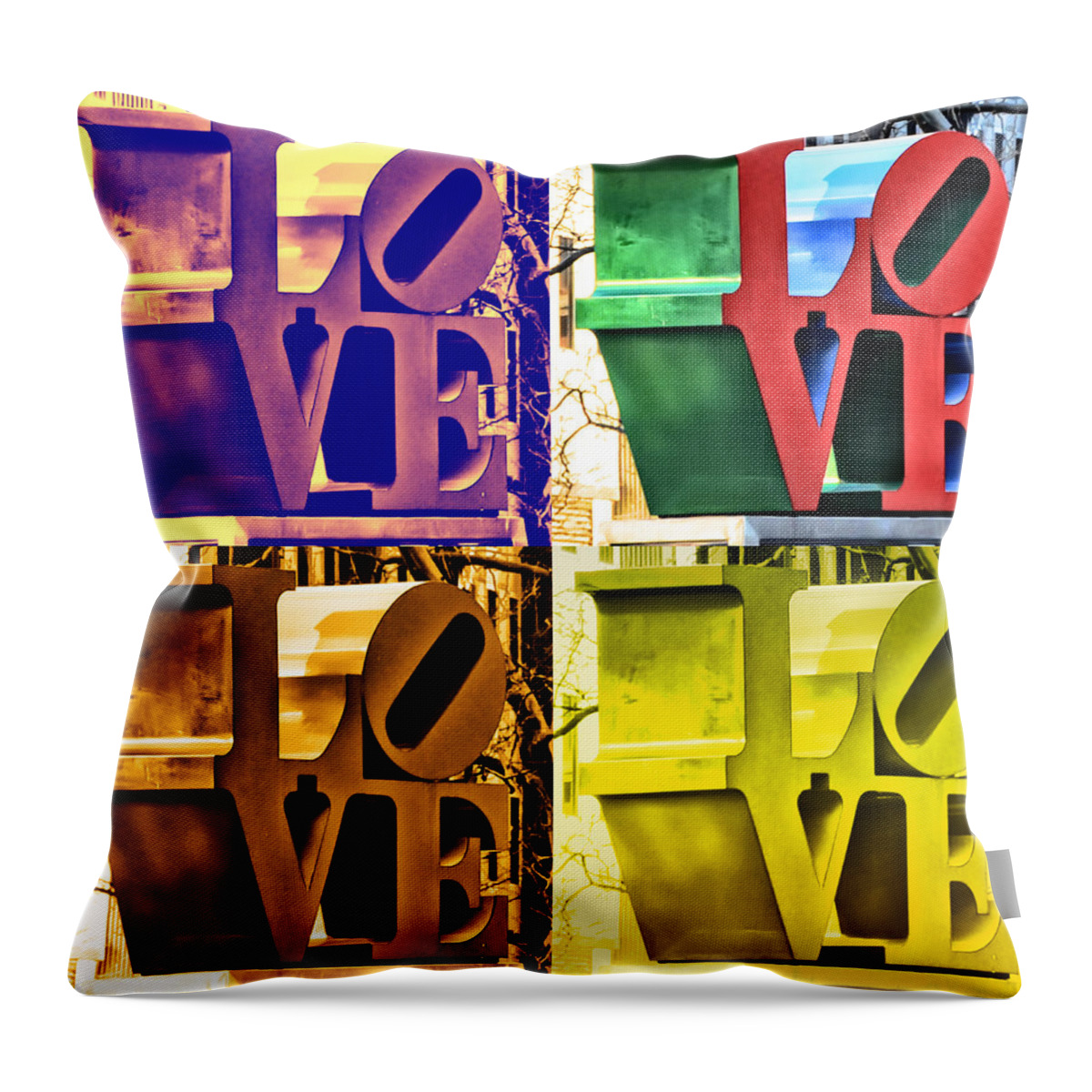 Love Throw Pillow featuring the photograph Love Times Four by Bill Cannon
