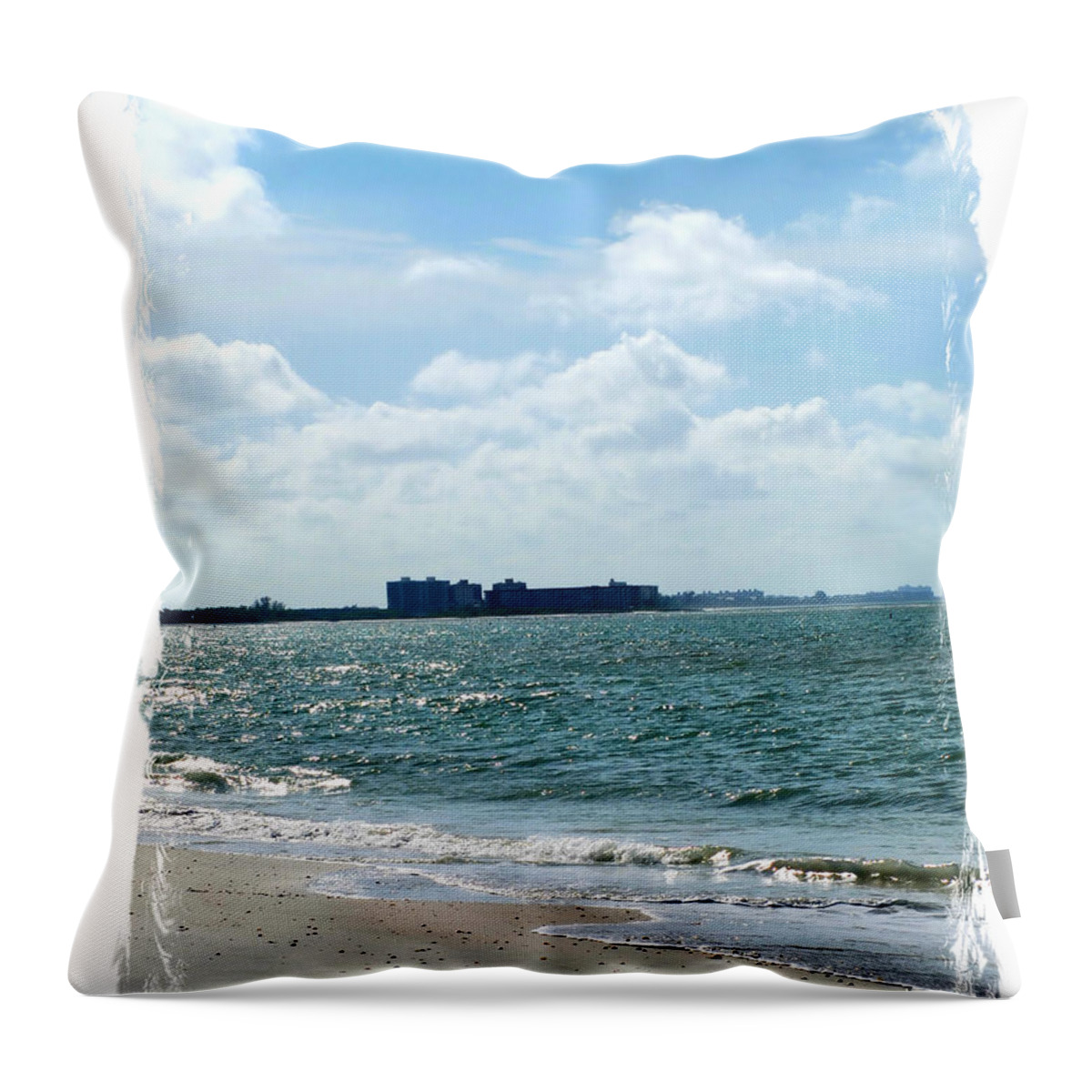 Lowers Key Beach Throw Pillow featuring the photograph Lovers Key Beach. Florida by Oksana Semenchenko