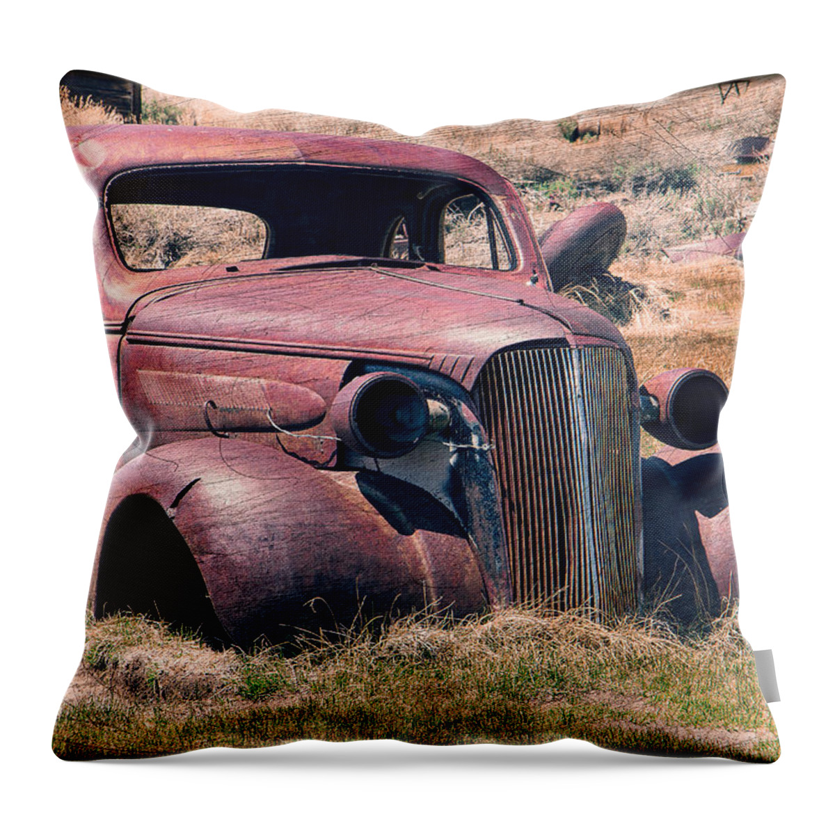 Made In America Throw Pillow featuring the photograph Low Rider by Steven Bateson