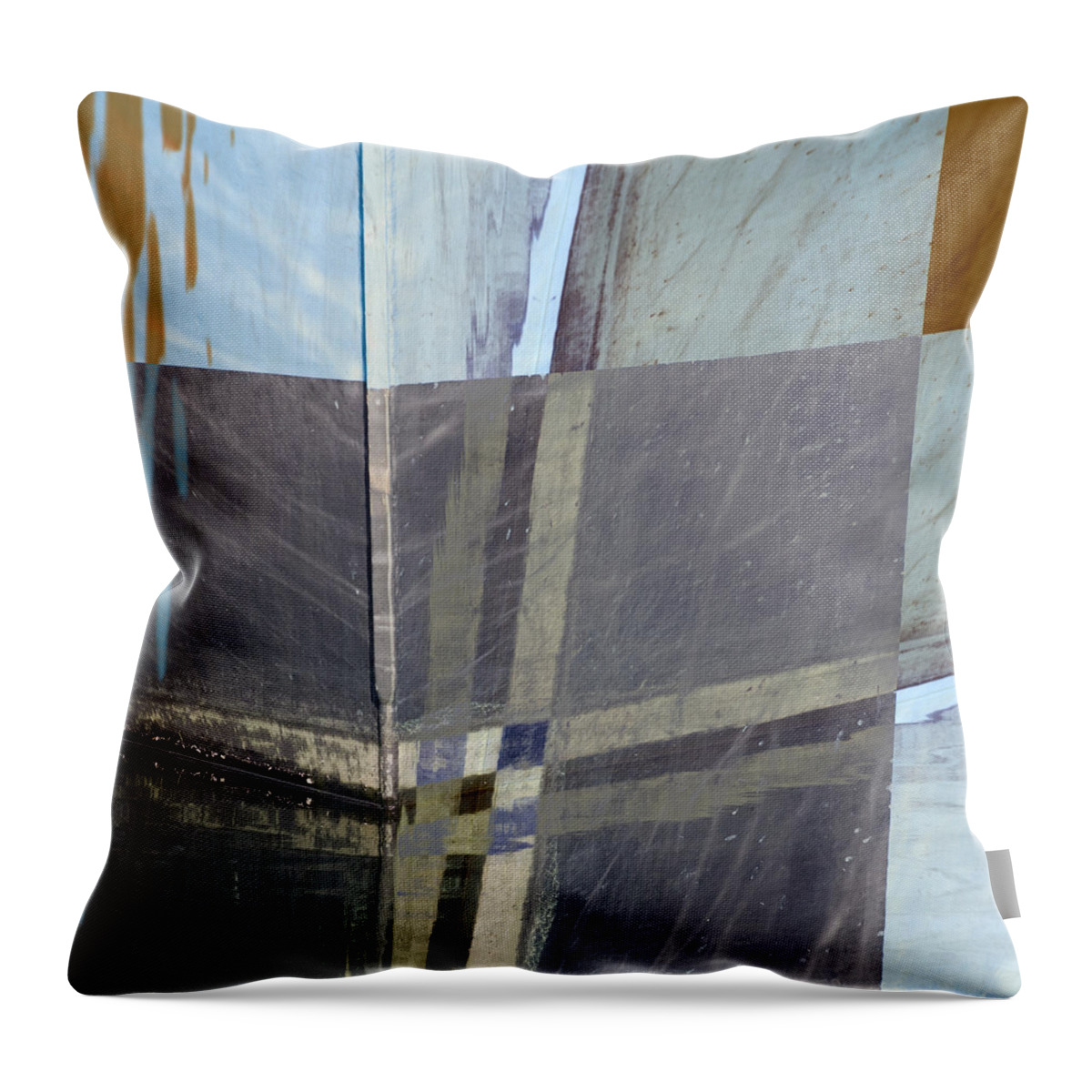 Low Tide Throw Pillow featuring the photograph Low Tide 6 by Carol Leigh