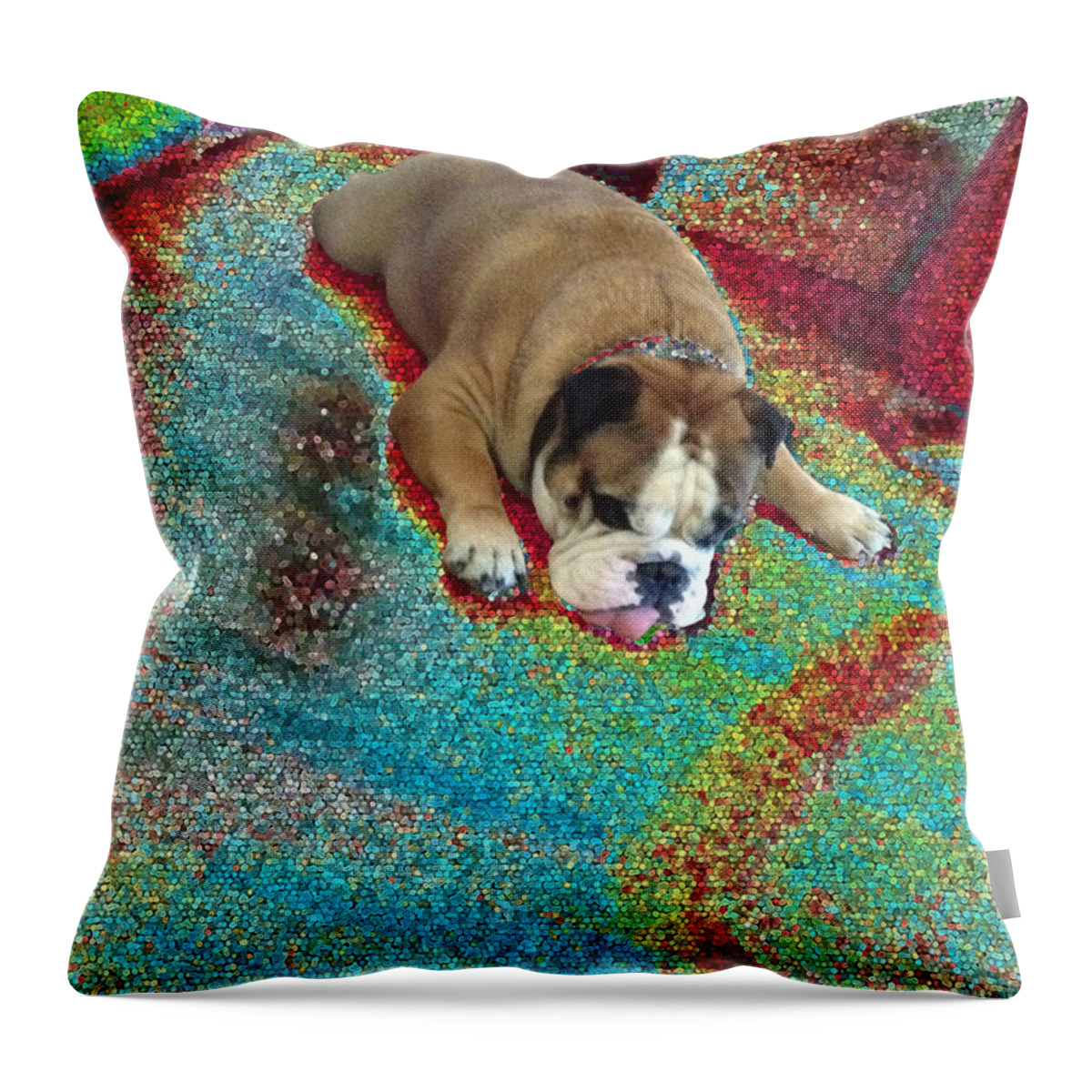 Kenneth's Nature Throw Pillow featuring the photograph Lucius - Lucci by Kenneth James