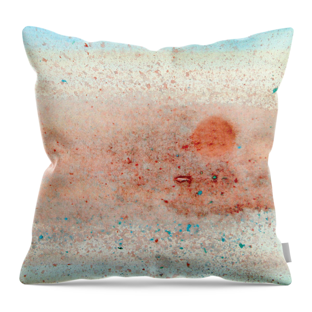 Abstract Throw Pillow featuring the painting Luminous by V.kelly by Valerie Anne Kelly