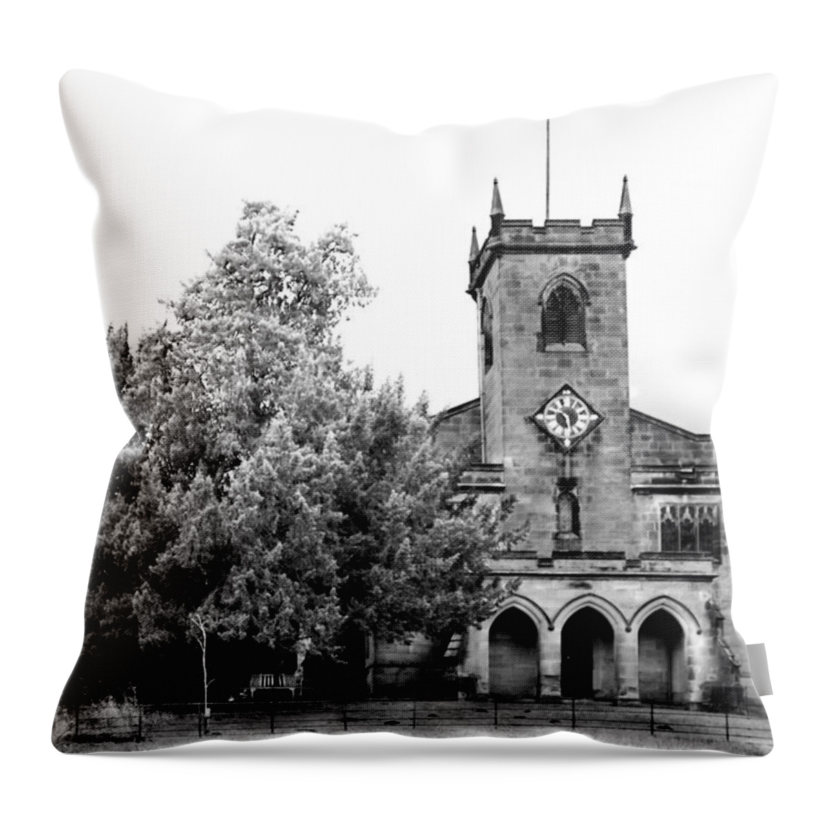 Church Throw Pillow featuring the photograph Lwv10033 by Lee Winter