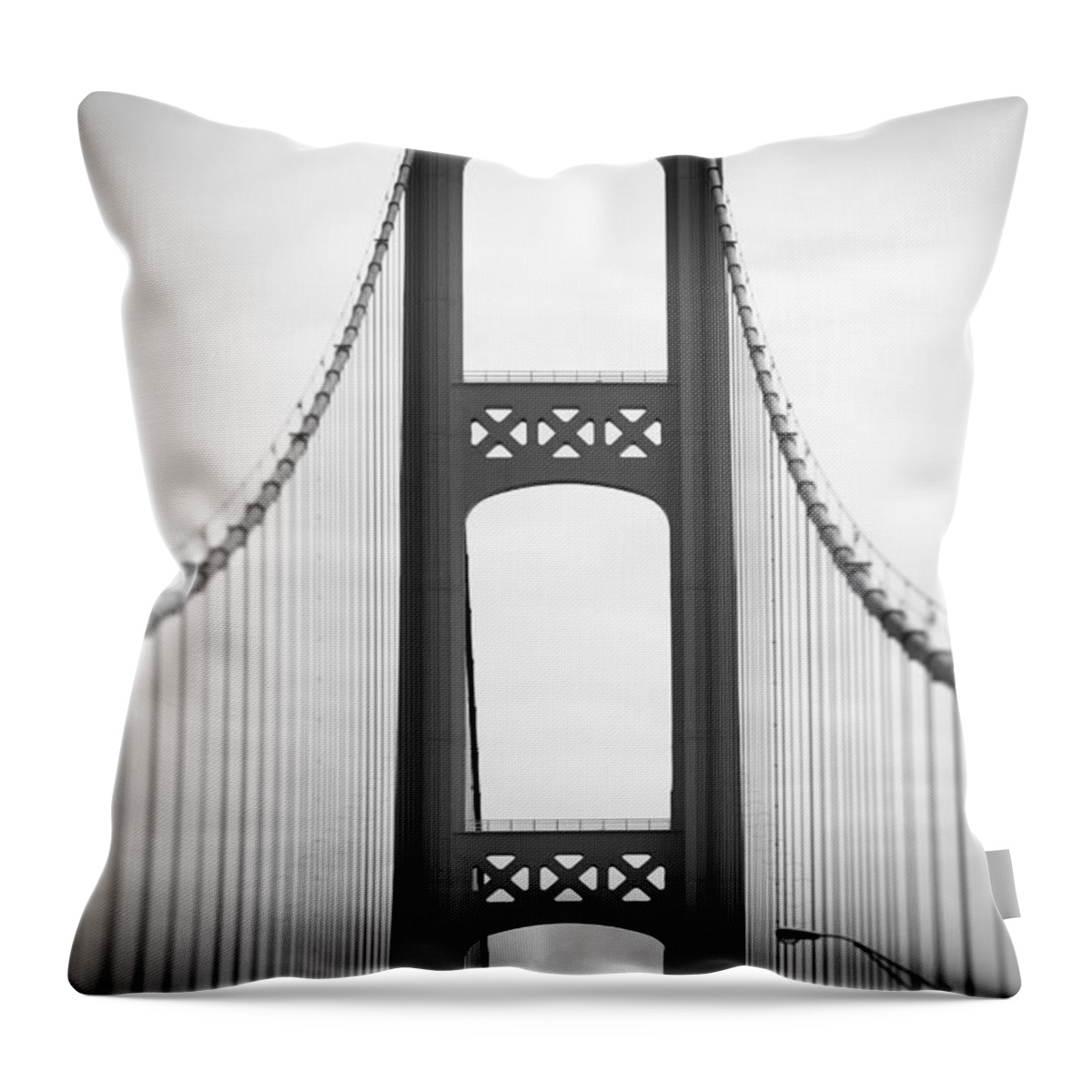Bridge Throw Pillow featuring the photograph Lwv50047 by Lee Winter