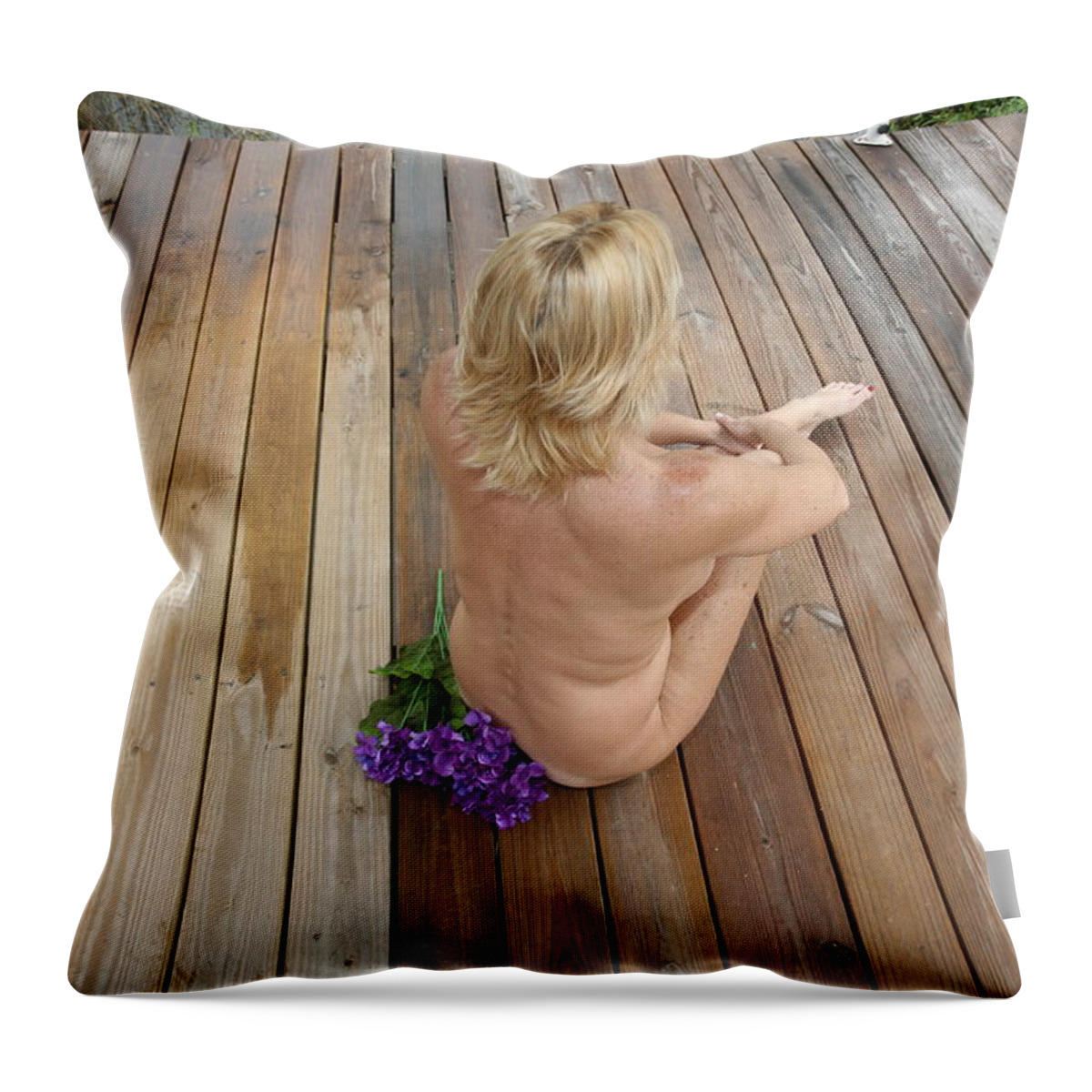 Lynnie Walter Photos Throw Pillow featuring the photograph Lynnie 039 by Lucky Cole