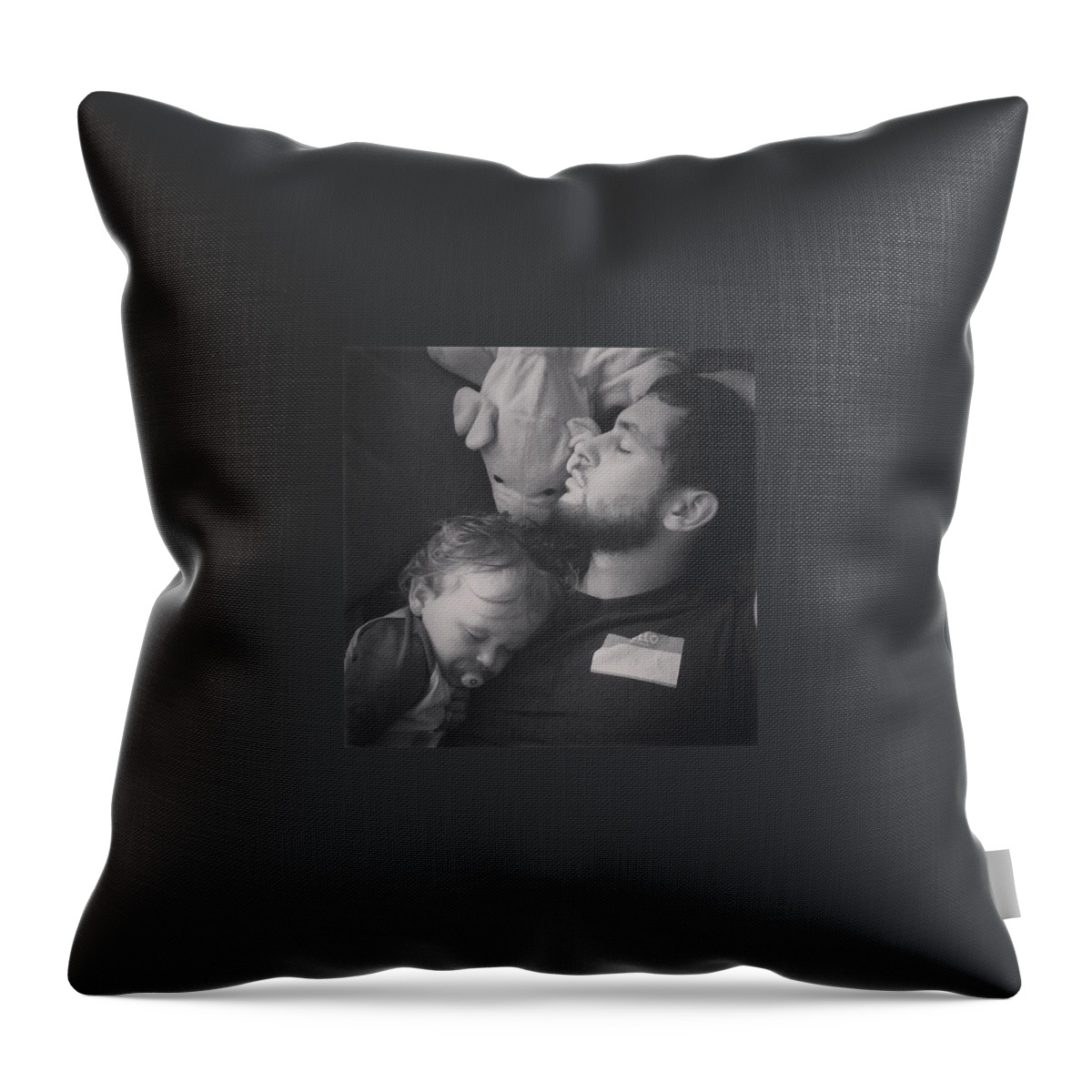 Nap Throw Pillow featuring the photograph Mad Nappers by Sara Godoy