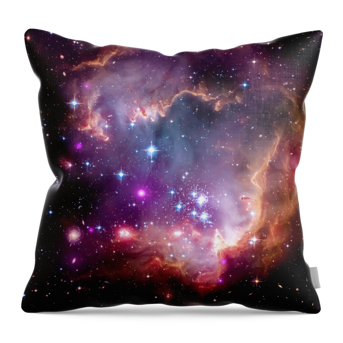 #faatoppicks Throw Pillow featuring the photograph Magellanic Cloud 3 by Jennifer Rondinelli Reilly - Fine Art Photography