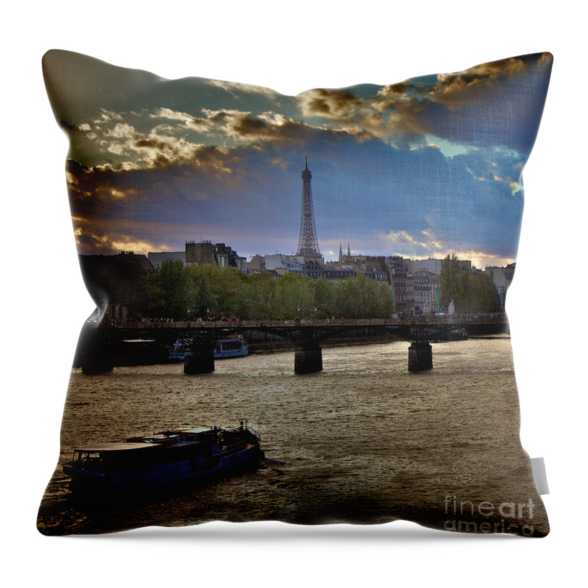Paris Throw Pillow featuring the photograph Magic Paris by Donato Iannuzzi