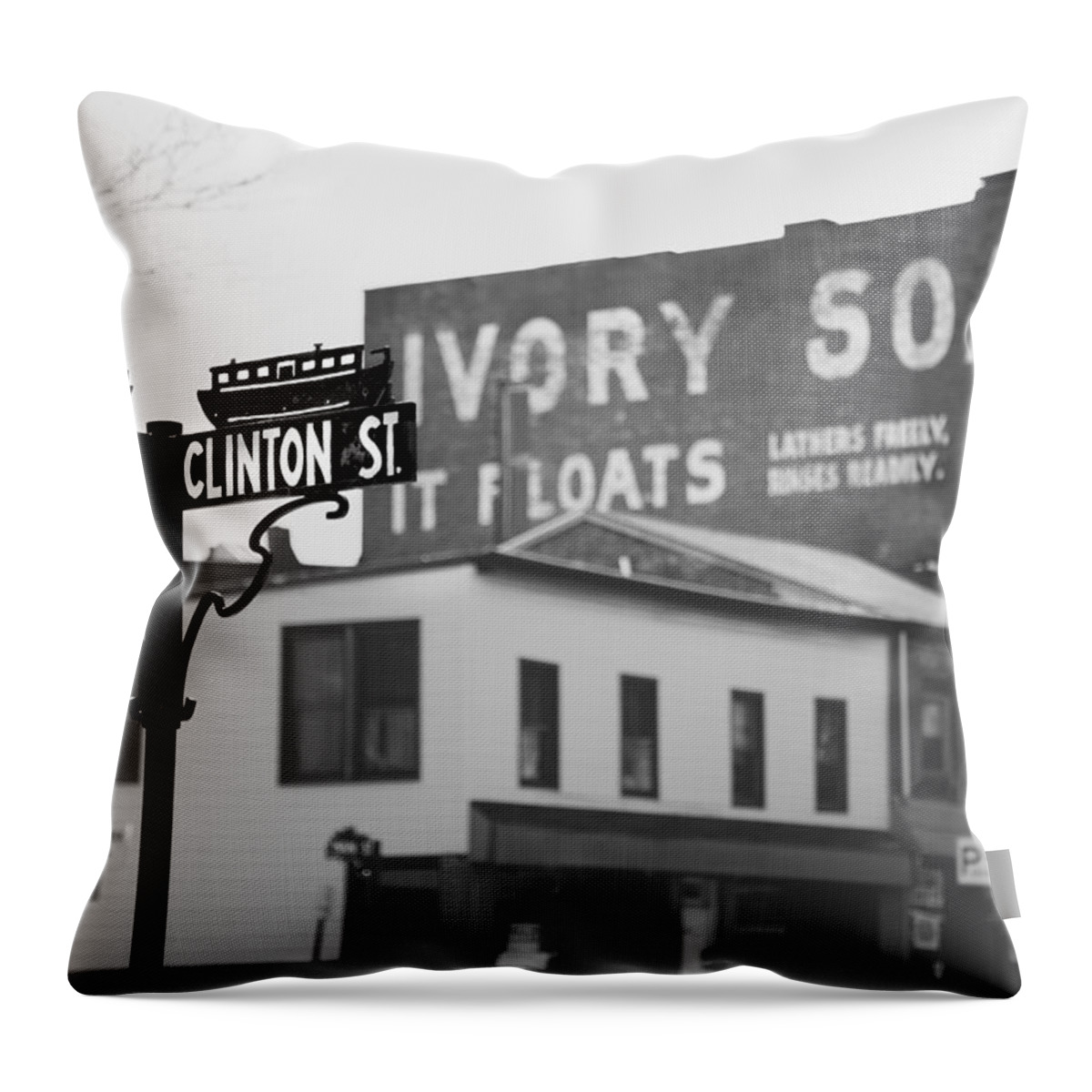 Landscape Throw Pillow featuring the photograph Main Street by Courtney Webster