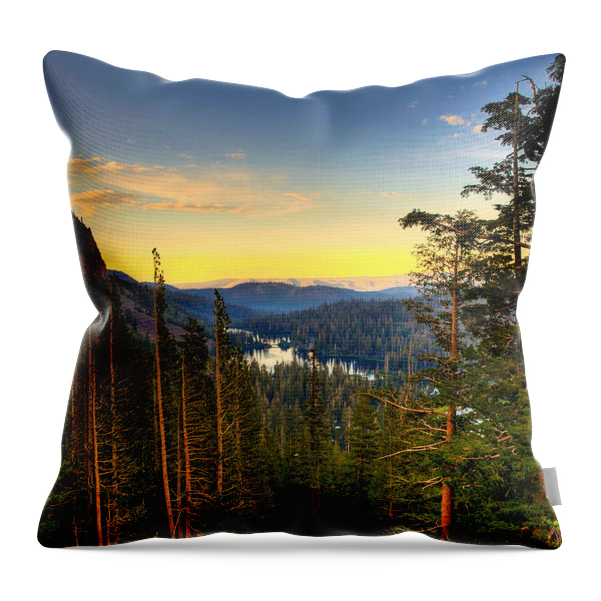 Mammoth Mountain Throw Pillow featuring the photograph Mammoth Mountain by Kelly Wade
