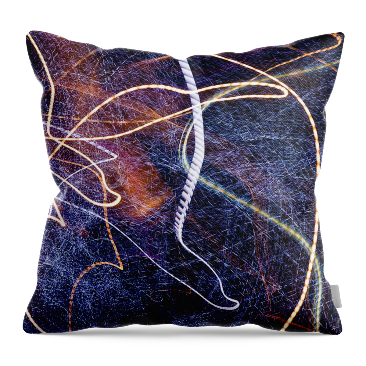 Abstract Throw Pillow featuring the photograph Man move 0070 by David Davies