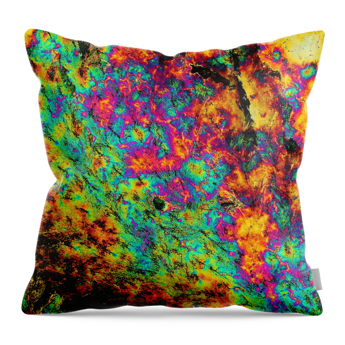 Crystals Throw Pillow featuring the photograph Mandrake Root by Hodges Jeffery