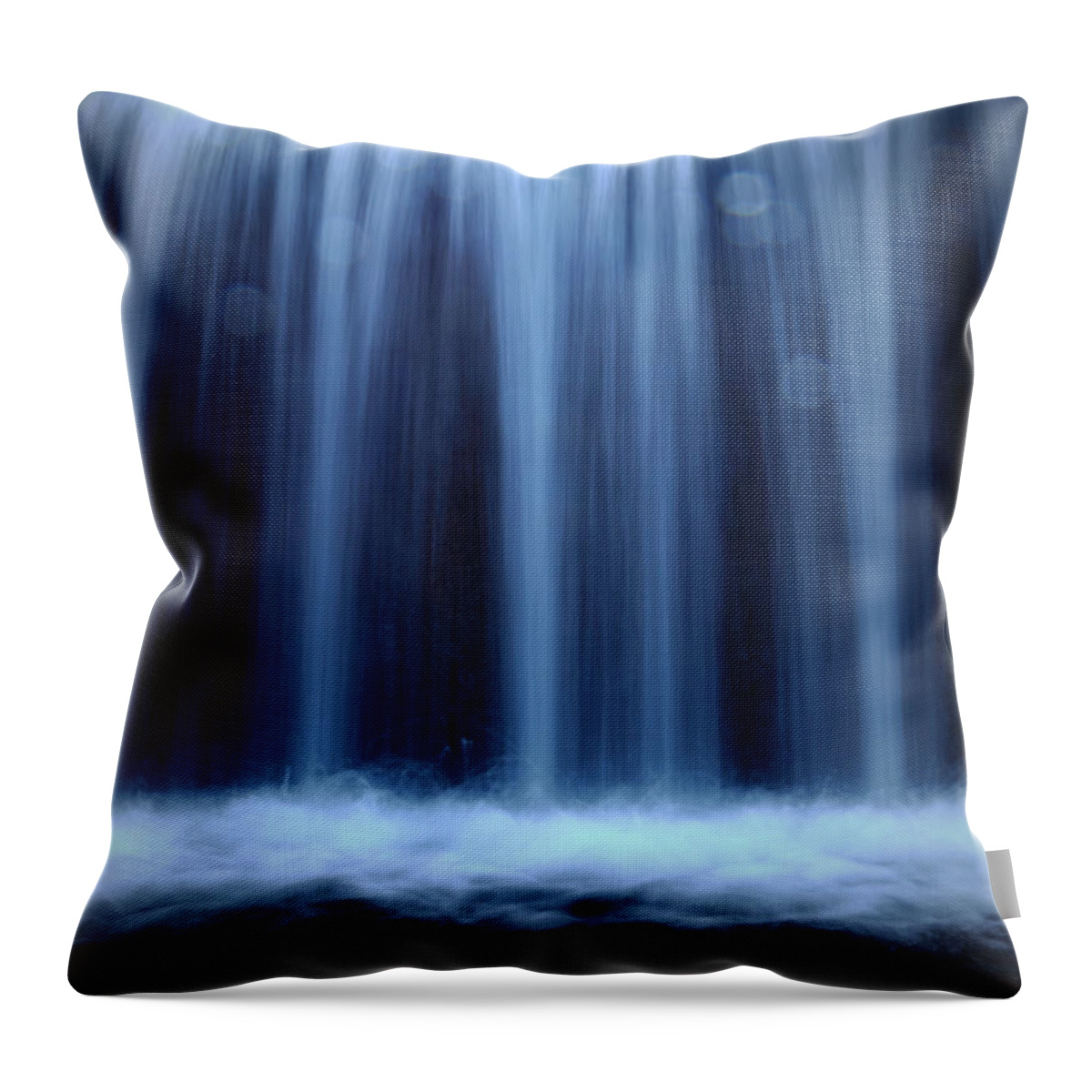 Waterfall Throw Pillow featuring the photograph Melting Memories by Mark Ross