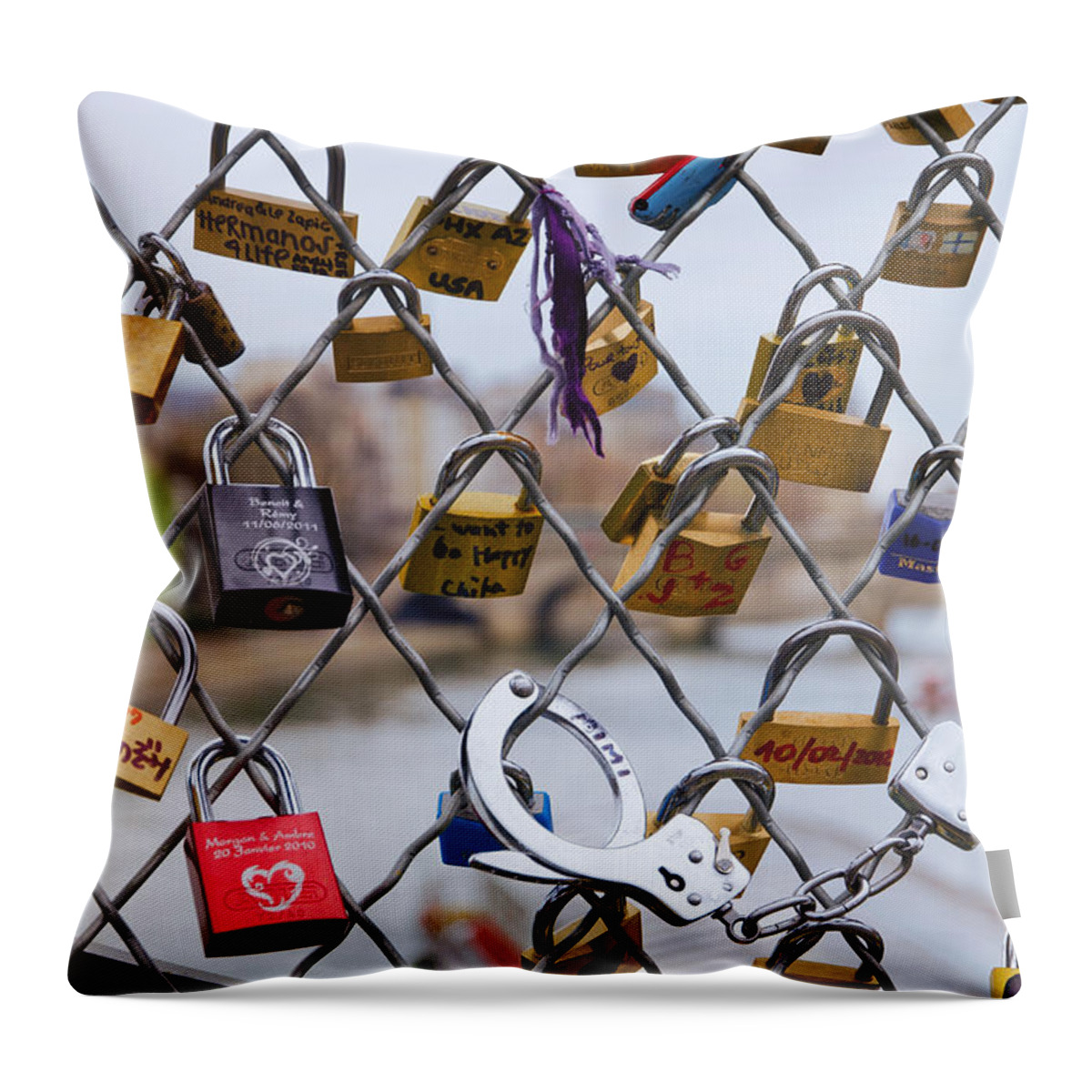 Mimi Throw Pillow featuring the photograph Mimi and Cloclo by Pablo Lopez