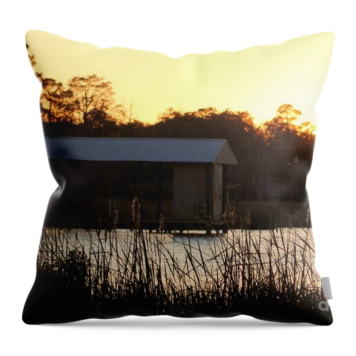 Mississippi Throw Pillow featuring the photograph Mississippi Bayou 10 by Michelle Powell