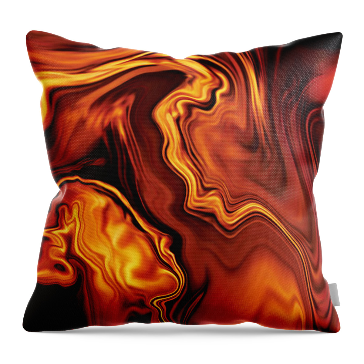 Lover Throw Pillow featuring the digital art Moment Before the Kiss-2 by Rabi Khan