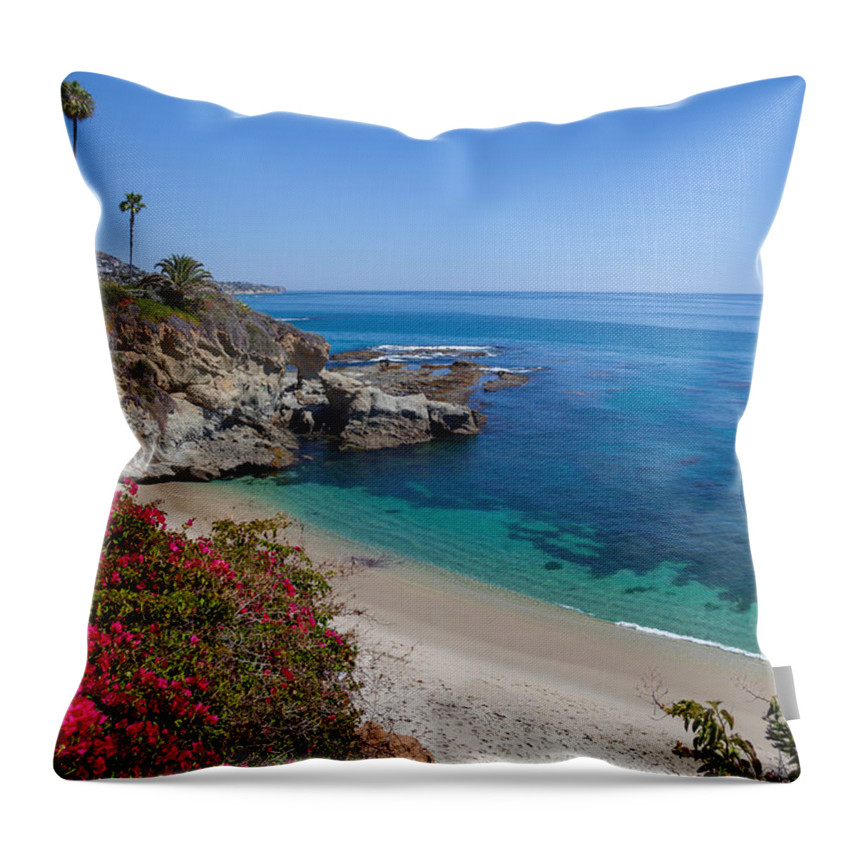 Laguna Beach Throw Pillow featuring the photograph Montage Resort Laguna Beach by Cliff Wassmann