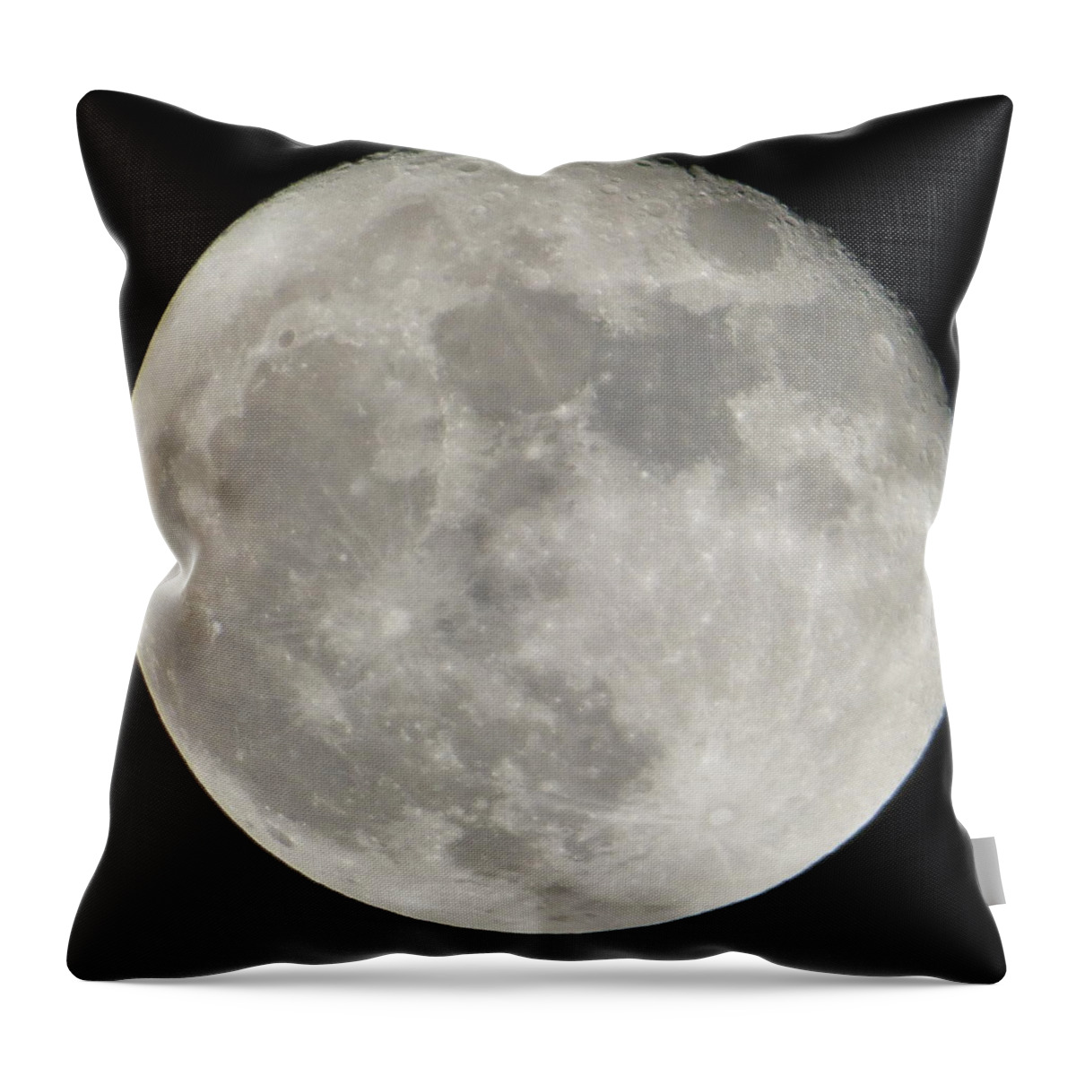 Moon Throw Pillow featuring the photograph Moon Over Aiken by Jean Wright
