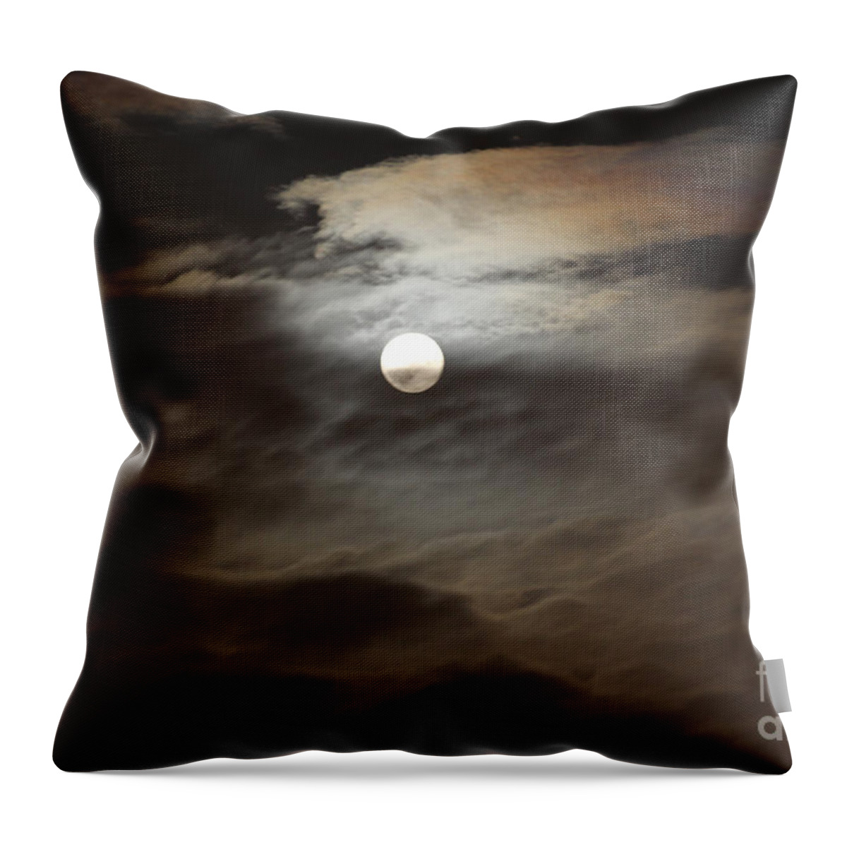 Moon Throw Pillow featuring the photograph Moon Shine 2 by Karen Adams