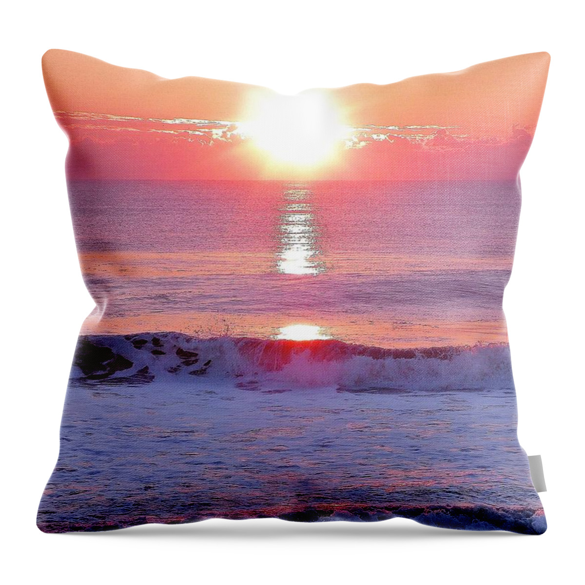 Landscapes Throw Pillow featuring the photograph Morning Has Broken by Kim Bemis