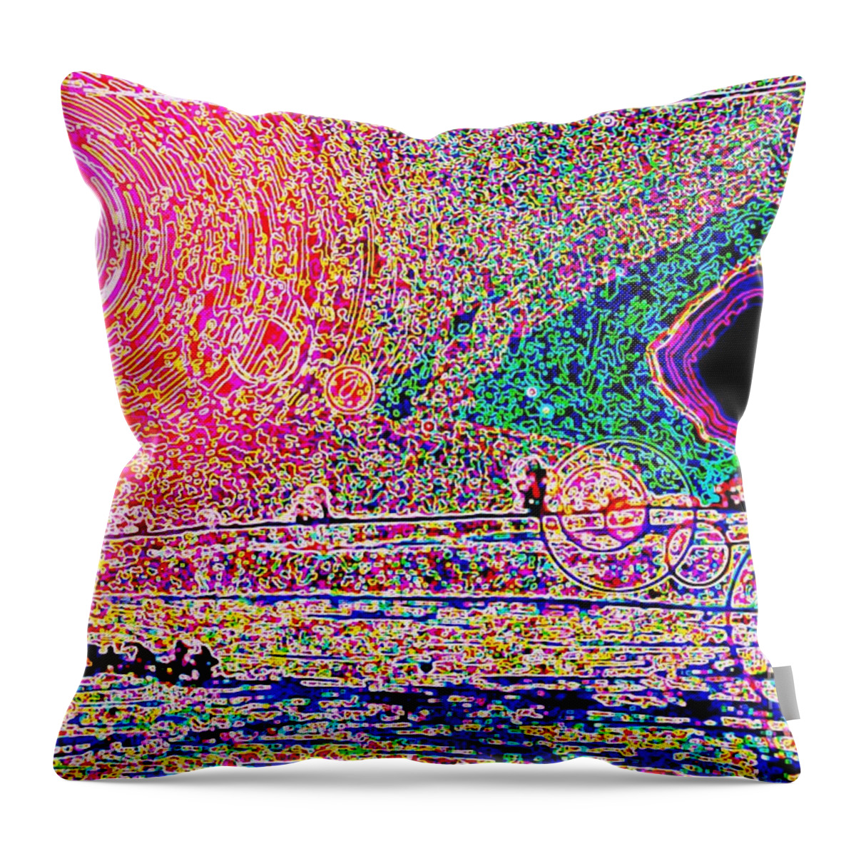Morning Throw Pillow featuring the painting Morning by Julie Lueders 