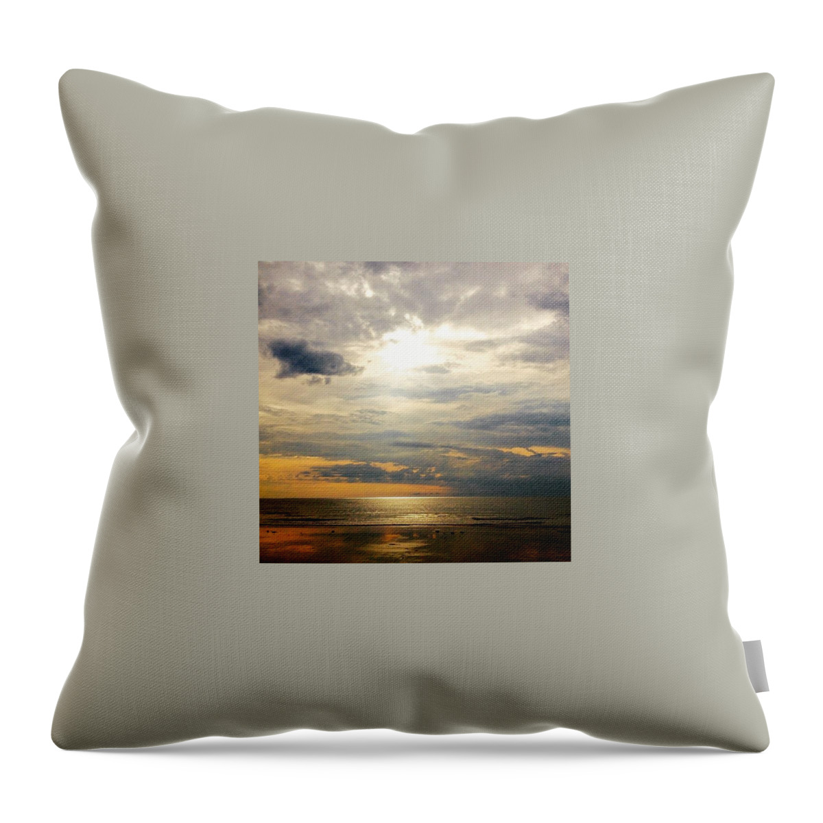Surf Throw Pillow featuring the photograph Morning Glory 2 by Caz' Seize the momento A