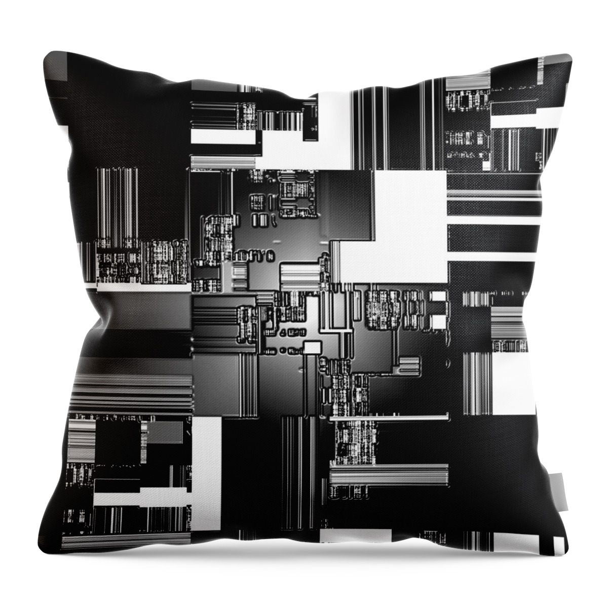 Moveonart! Visualtherapytime14 Abstract By Artist Musician Jacob Kane Kanduch -- Omnetra Throw Pillow featuring the digital art MoveOnArt VisualTherapyTime14 by MovesOnArt Jacob