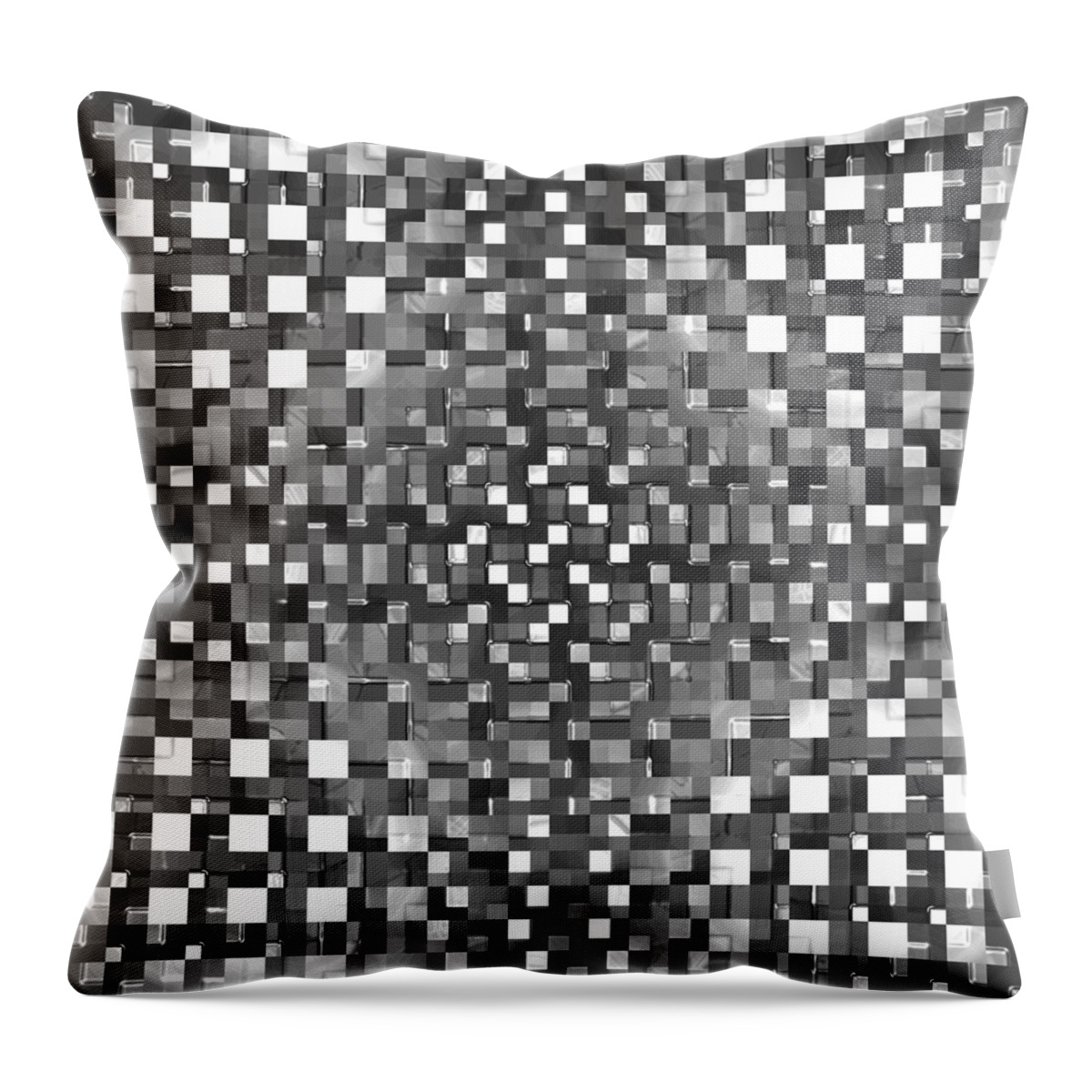 Moveonart! Visualtherapytime23 Abstract By Artist Musician Jacob Kane Kanduch -- Omnetra Throw Pillow featuring the digital art MoveOnArt VisualTherapyTime23 by MovesOnArt Jacob