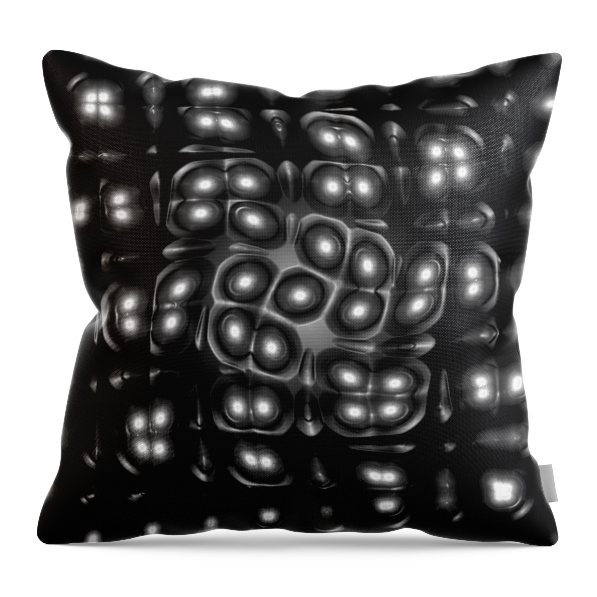 Moveonart! Visualtherapytime30 Abstract By Artist Musician Jacob Kane Kanduch -- Omnetra Throw Pillow featuring the digital art MoveOnArt VisualTherapyTime30 by MovesOnArt Jacob