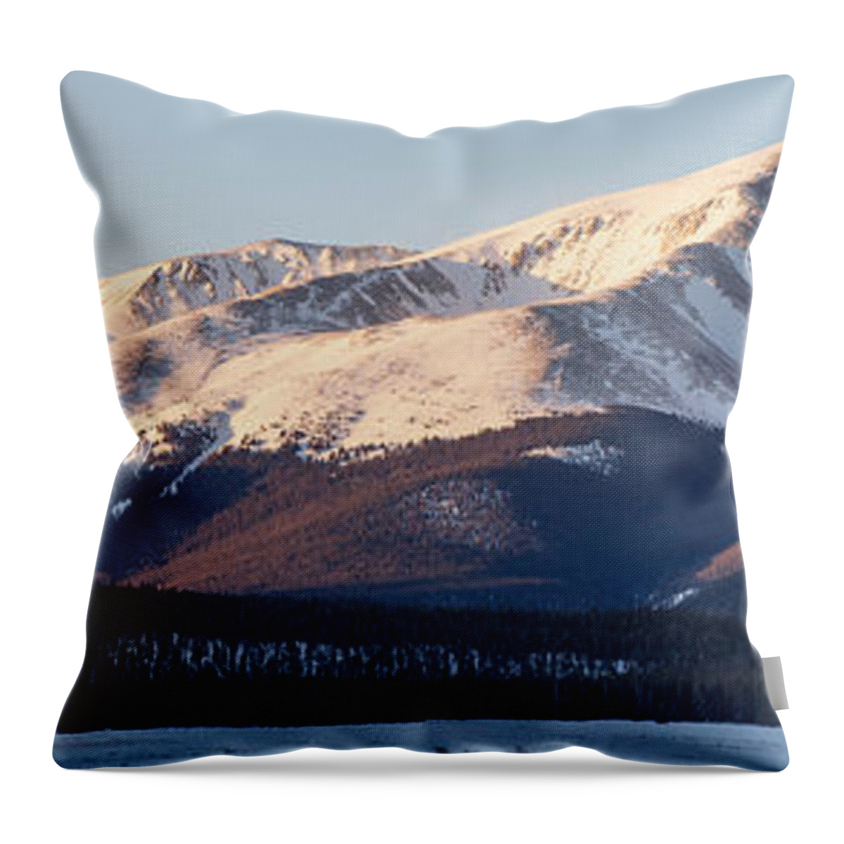 Mt. Elbert Throw Pillow featuring the photograph Mt. Elbert by Aaron Spong