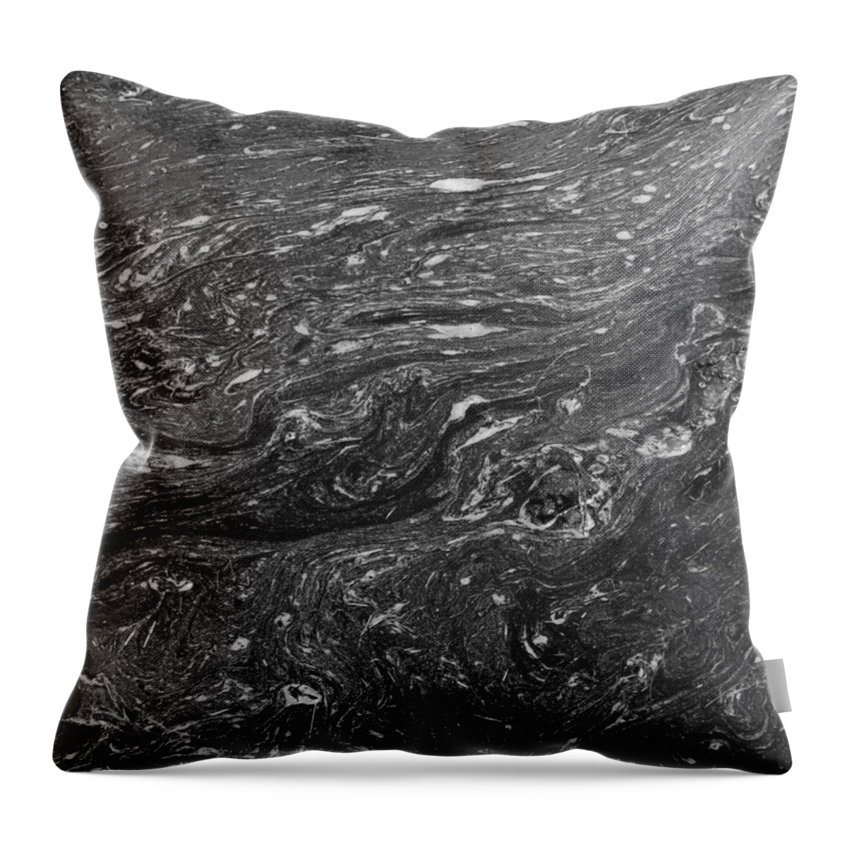 Mud Throw Pillow featuring the photograph Muddy Water by Christopher Perez