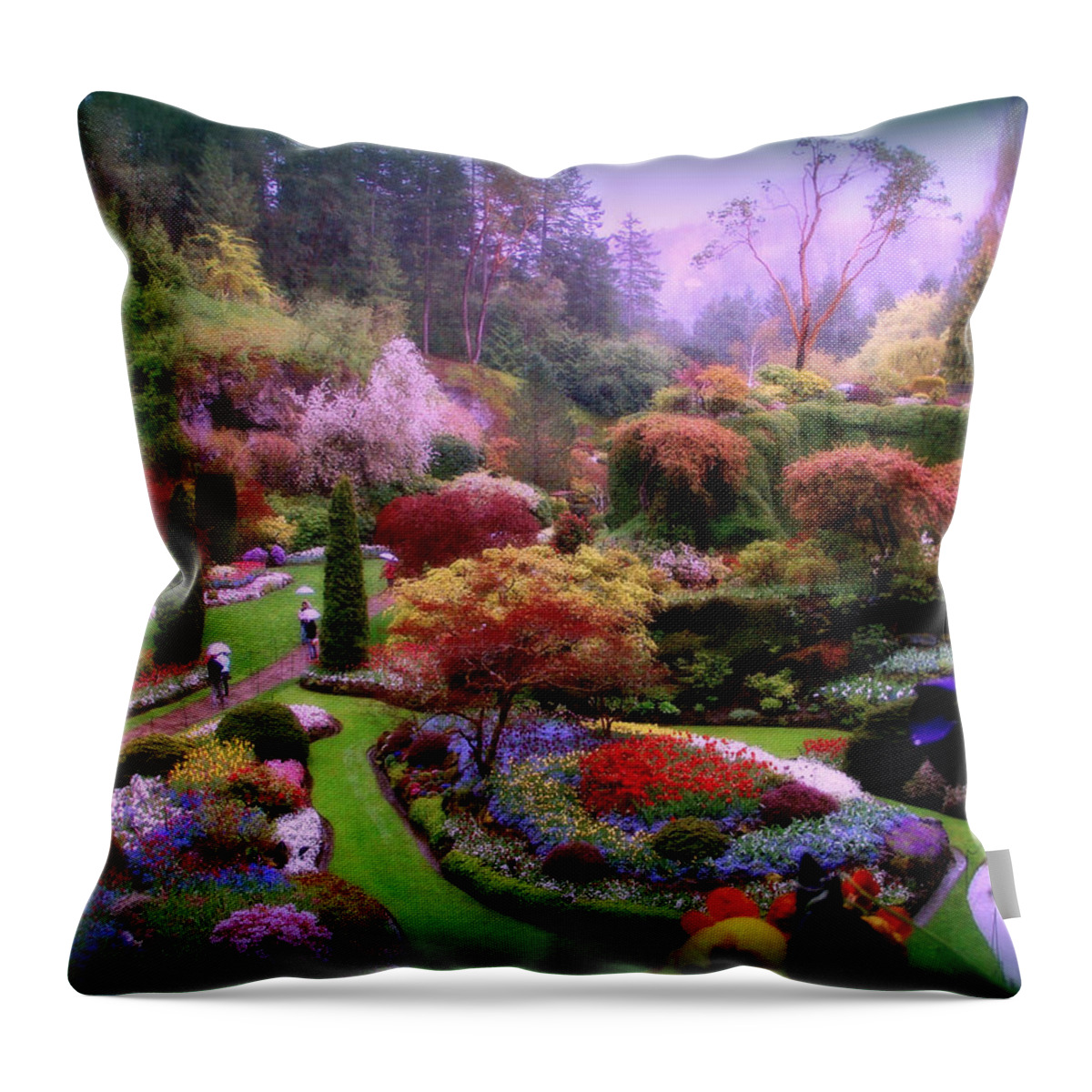 Must Be Heaven Throw Pillow featuring the photograph Must Be Heaven by Micki Findlay