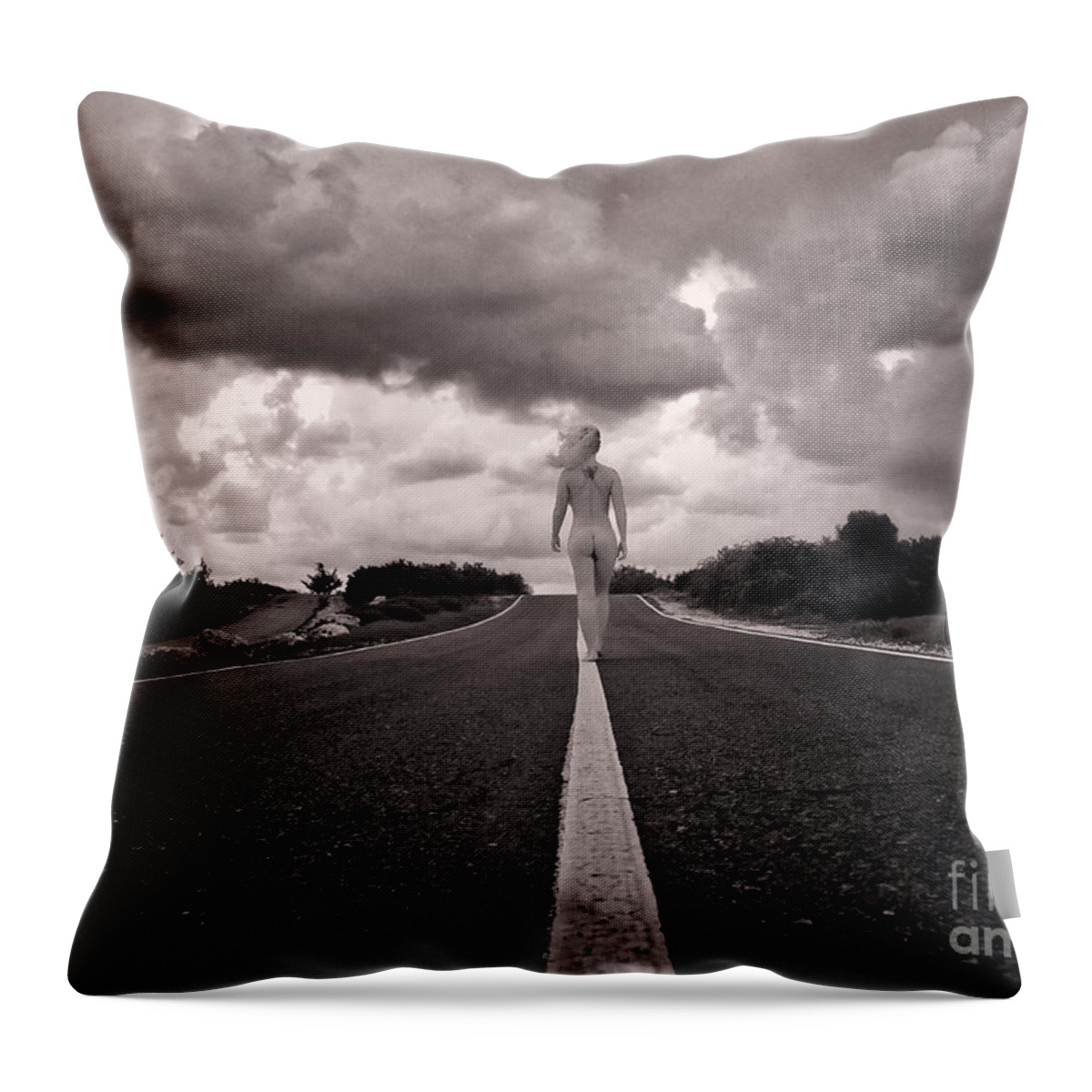 Adult Throw Pillow featuring the photograph My Own Destiny by Stelios Kleanthous