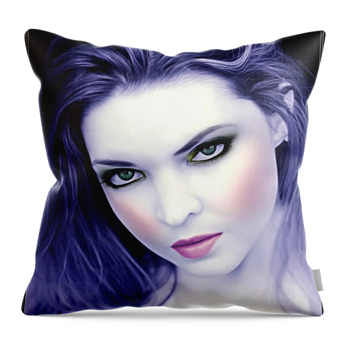 Irc Throw Pillow featuring the photograph Mysterious by Jon Volden