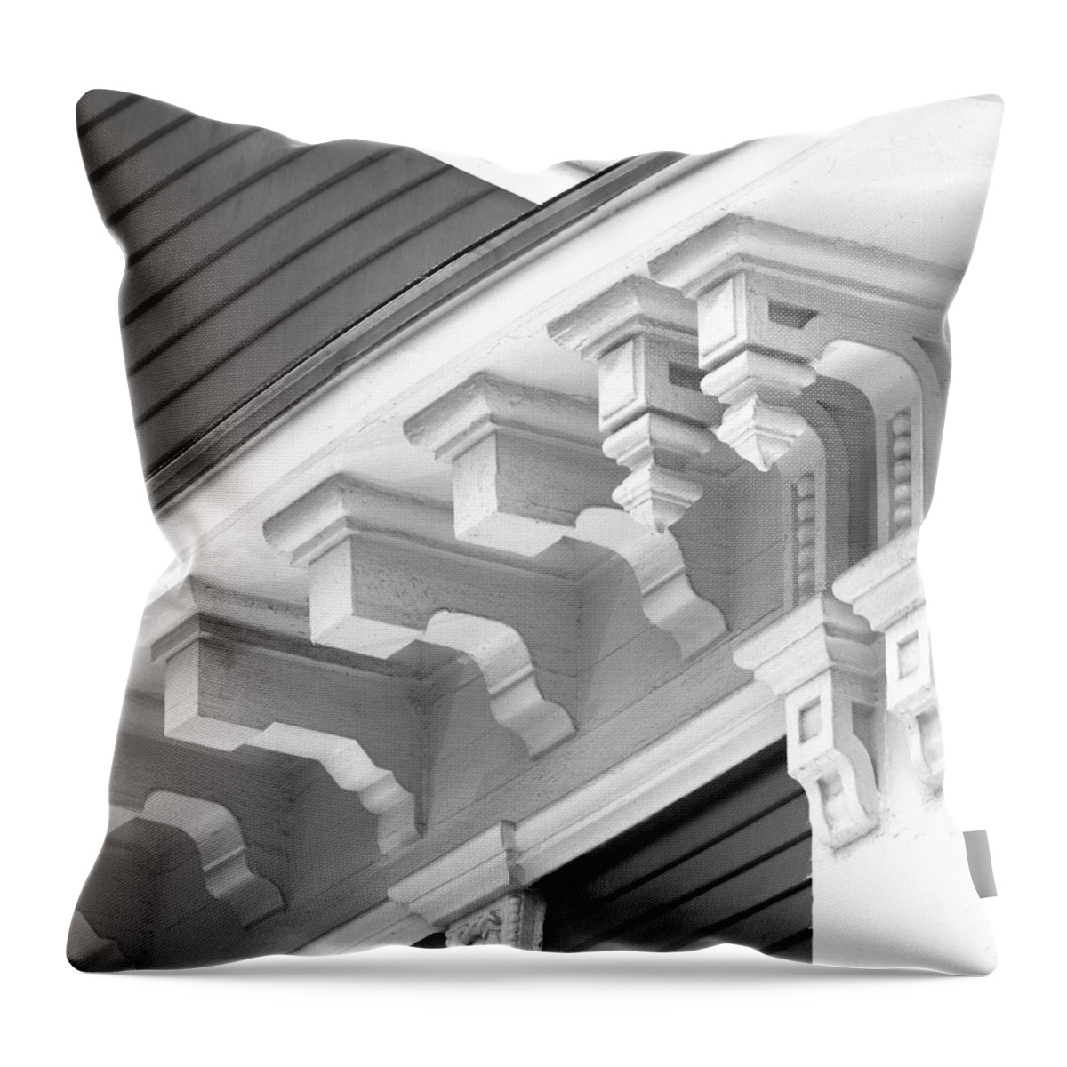 Nantucket Throw Pillow featuring the photograph Nantucket Architecture 1 by Charles Harden